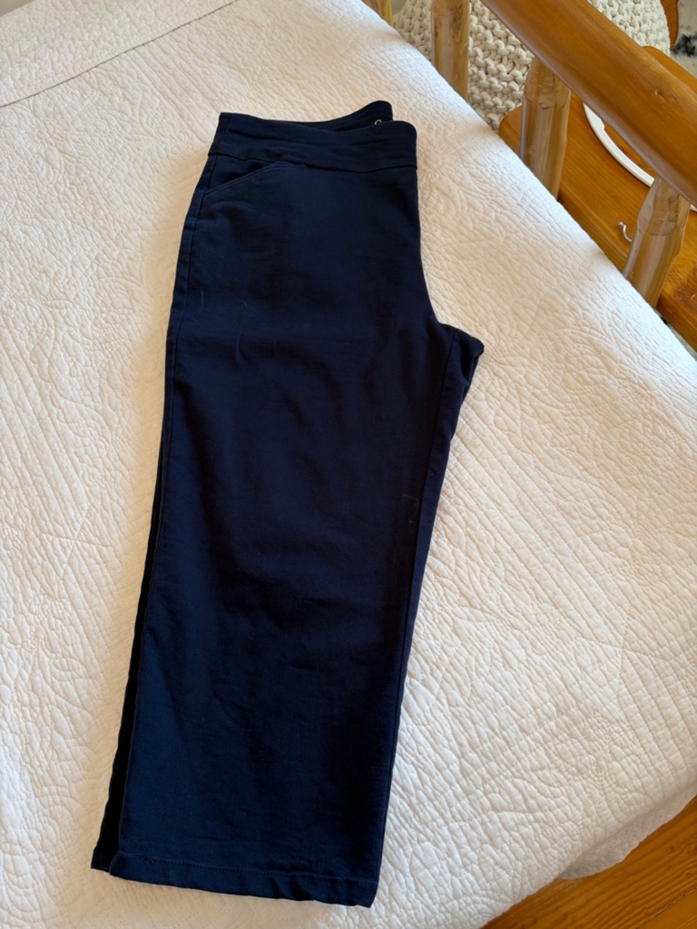 croft & barrow Navy Capris with Straight Leg
